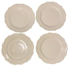 4 Signature Sonoma Valley Debby Segura Designs  14” Service Charger Plates New